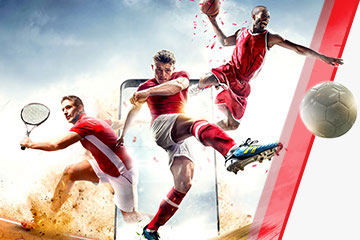 Jusqu'à 100 % de bonus combinés sur tous les sports